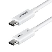 cable thunderbolt 5 startech tblt5mm1m240wwh 1 m 120 gbps 240 w blanco