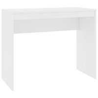 mesa de escritorio   escritorio de despacho  escritorio de madera contrachapada blanco 90x40x72 cm
