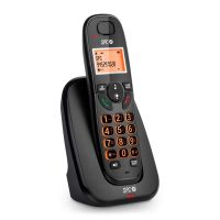 spc kairo telefono fijo inalambrico teclas grandes negro