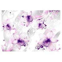 papel pintado 3d - sonidos de sutileza - violeta 350x245 cm