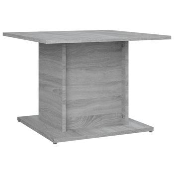 Mesa De Centro，mesa Auxiliar，mesa De Café Madera De Ingeniería Gris Sonoma 55,5x55,5x40 Cm