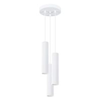 lampara colgante moto blanco 3 luces