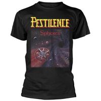 pestilence camiseta spheres para hombre