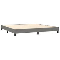 somier de laminas sobre patas estructura de cama 200x200 cm tela gris oscuro tdl0207114