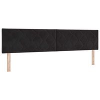 cabeceropanel de cabecero led negro 200 cm terciopelo