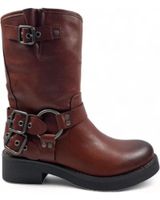 de timbos botin tipo motorista de mujer camel 128850 marron