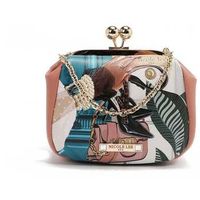 nicole lee bolso mini bolso cruzado con cierre kiss lock emotion para mujer