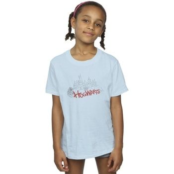 Harry Potter Camiseta Hogwarts para niña