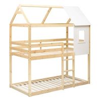 litera tipo cabana bosco 90 x 190 cm color beige - atmosphera createur dinterieur