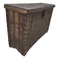 baul de madera artesanal 136x46x96h cm