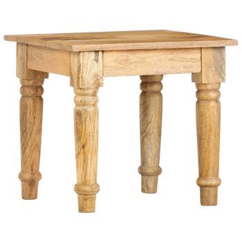 Mesa Auxiliar De Madera Maciza De Mango 43x43x40 Cm Vidaxl
