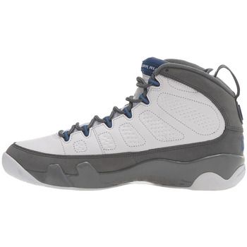 Nike Zapatillas de baloncesto Baskets 9 retro flint grey french blue cuir para hombre