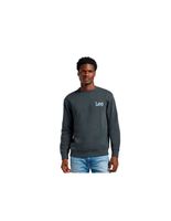 sudadera lee wobbly lee sws hombre washed negro