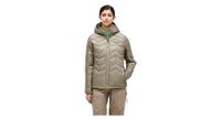 chaqueta con capucha para mujer peak performance elevate beige