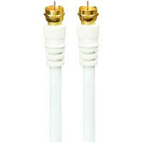 logik satellite f plug cable - 4 m gold