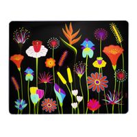 tabla de cortar de cristal  negro vidrio templado  32 x 25 x 1 cm