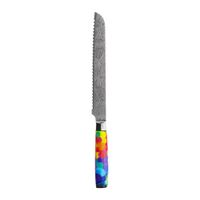 cuchillo de pan  multicolor abs  32 x 2 x 0 cm