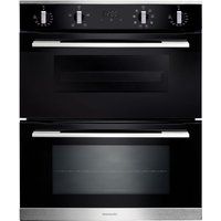 rangemaster rmb7248blss electric built-under double oven - black black