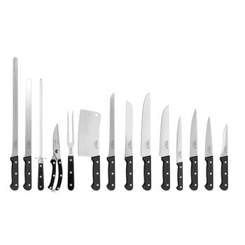 Cuchillo trinchar 18 cm  negro