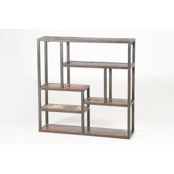 Estantaría En Madera De Mango Maciza Natural