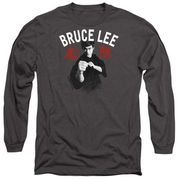 Bruce Lee Camiseta manga larga Ready para hombre