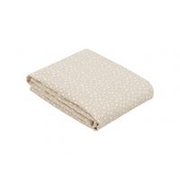 manta de muselina doble capa 100x100 cm dots beige