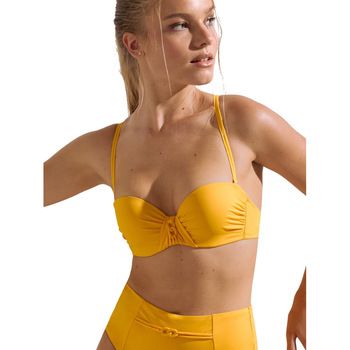 Lisca Bañador Top de traje baño bandeau con balconette preformado Palma para mujer