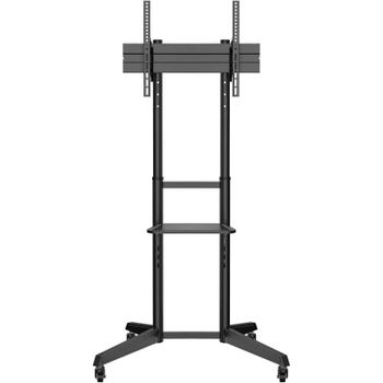 Aisens Soporte de Suelo ECO con Rueda Bandeja para DVD para Monitor/TV 50Kg de 37-70