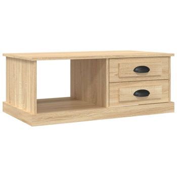 Mesa De Café - Mesa De Centro Madera Contrachapada Roble Sonoma 90x50x35 Cm