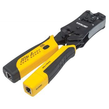 Intellinet 780124 Crimpadora Herramienta Para Prensar Negro, Amarillo