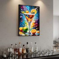 pintura sobre lienzo lacado con marco y relieves cm 623592