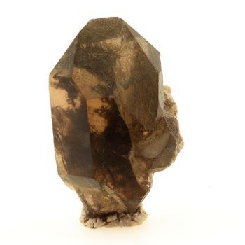 Cuarzo Ahumado - Pierre Natural De Francia, Chamonix - Curación Y Protección Pierre, Color Marrón Ahumado, 223.5 Ct - Certificado De Autenticidad