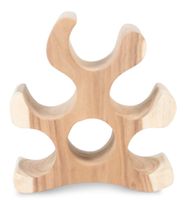 natura botellero madera de trembesi 35x15x35cm