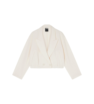 A|X Armani Exchange para mujer. XW002834AF21556U1003 Chaqueta Modern blanco (XXS), Casual, Poliéster