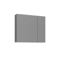 mueble de bano con espejo  - 75 x 16 x 66 cm - verde mate