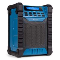altavoces audizio radio jobsite bluetooth 100w dab fm ip54 resistente