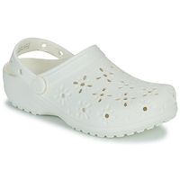 crocs zuecos classic floral cut out clog para mujer