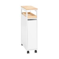 sobuy carrito auxiliar de cocina con ruedas estante y cajon doble