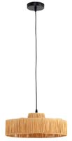 lampara de techo de fibras naturales