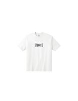 camiseta vans vans on canvas ss white nino