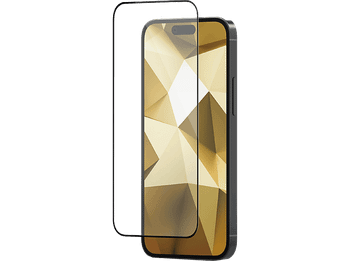Protector pantalla - ISY IPG 5184-2.5D, Para iPhone 15 Plus, Antihuellas dactilares, Antiarañazos, Vidrio templado