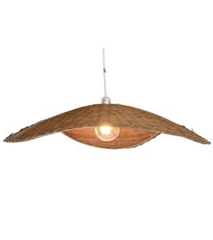 Lámpara de techo balinesa de ratán natural 79 cm diámetro