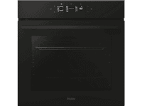 horno - haier id series 4 h6 id46g3ytb multifuncion pirolitico y por agua 78 l guias telescopicas 20 funciones 60 cm negro
