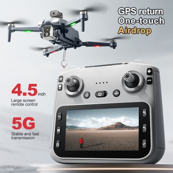 2025 nuevo Dron profesional K18MAX 8K HD cámara para evitar obstáculos gran angular plegable RC helicóptero WIFI FPV altura helicóptero 5000