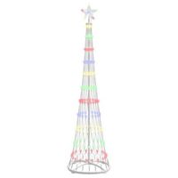 arbol de navidad led multicolor 51 x 51 x 190 cm metal vidaxl