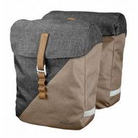 tubus juego de alforjas sistema racketime heda con adaptador snapit 315x375x45 cm marrongris