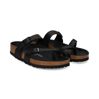 Birkenstock Sandalias Planas Mujer - Negro Talla 37r