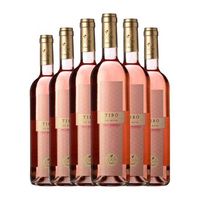 bodega de moya vino rosado tibo rosado utiel-requena 75 cl 135 vol pack de 6 unidades