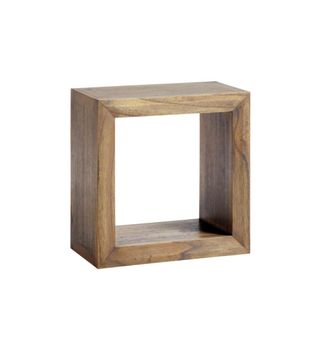 Estante de madera marrón 40x40 cm