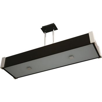 Lámpara de techo marilene retangular 4xe27 l.79xan.21xal.reg.cm wengue